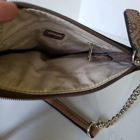 Guess Slater  Brown Mini Womans Crossbody Bag. - Picture 5 of 10